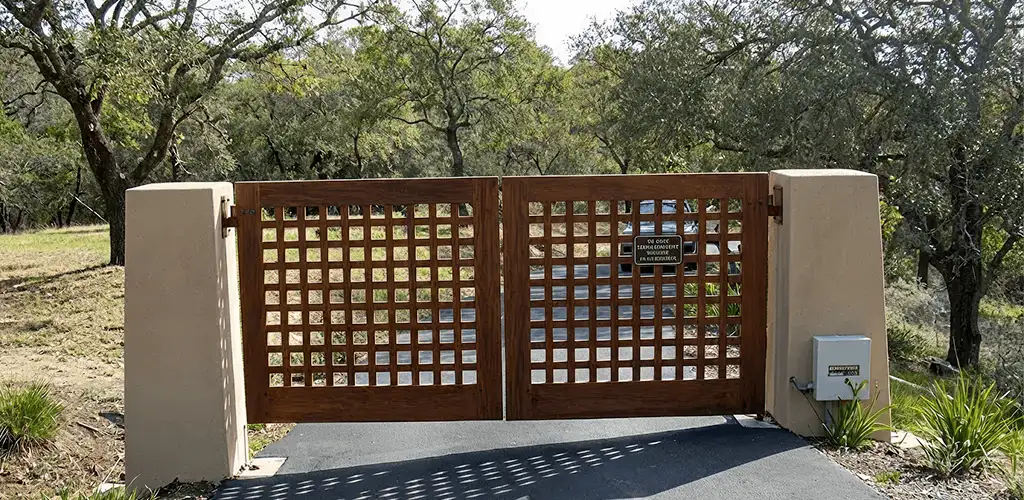Driveway gate installation for a residential property in Arvada, CO